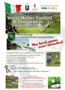 World Master Footgolf Tournament Venerdì 9 agosto 2013