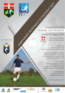 Locandina 7° tappa Regions' Cup Footgolf Piemonte Asti sabato 23 maggio 2015
