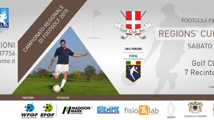 Locandina 7° tappa Regions' Cup Footgolf Piemonte Asti sabato 23 maggio 2015