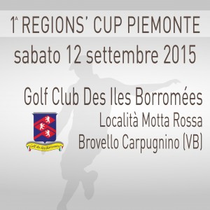 Locandina 1 tappa Regions' Cup Footgolf Piemonte 2015:2016 Brovello Carpugnino VB sabato 12 settembre 2015 Negozio