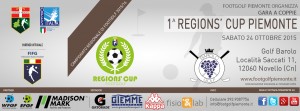 Locandina 1 tappa Regions' Cup Footgolf Piemonte 2015:2016 Coppie Novello CN sabato 24 ottobre 2015 Facebook