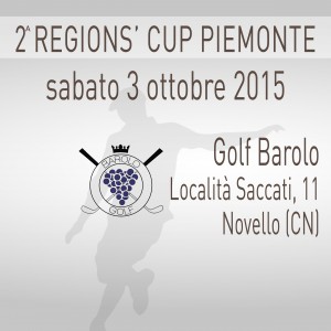 Locandina 2 tappa Regions' Cup Footgolf Piemonte 2015:2016 Novello CN sabato 3 ottobre 2015 Negozio