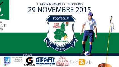 Banner Coppa delle Province Cuneo Footgolf Piemonte 2016 Novello domenica 29 novembre 2015