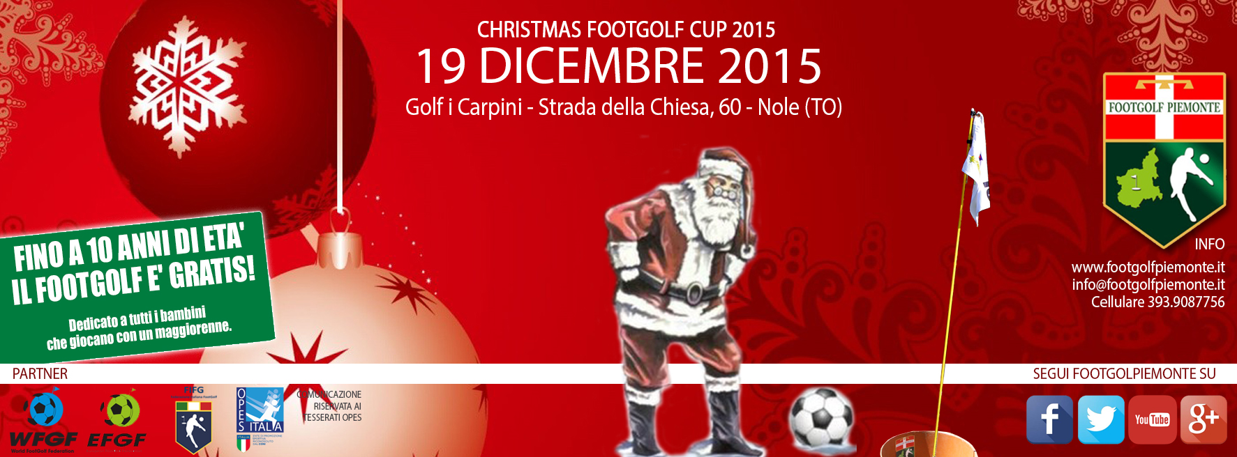 Christmas Footgolf Cup 2015